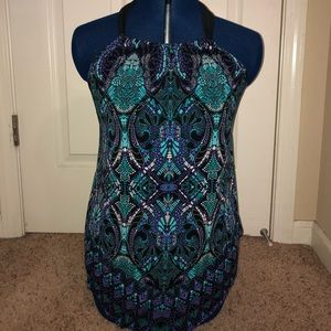 Tankini top, single strap